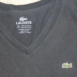 Lacoste size 8 v neck